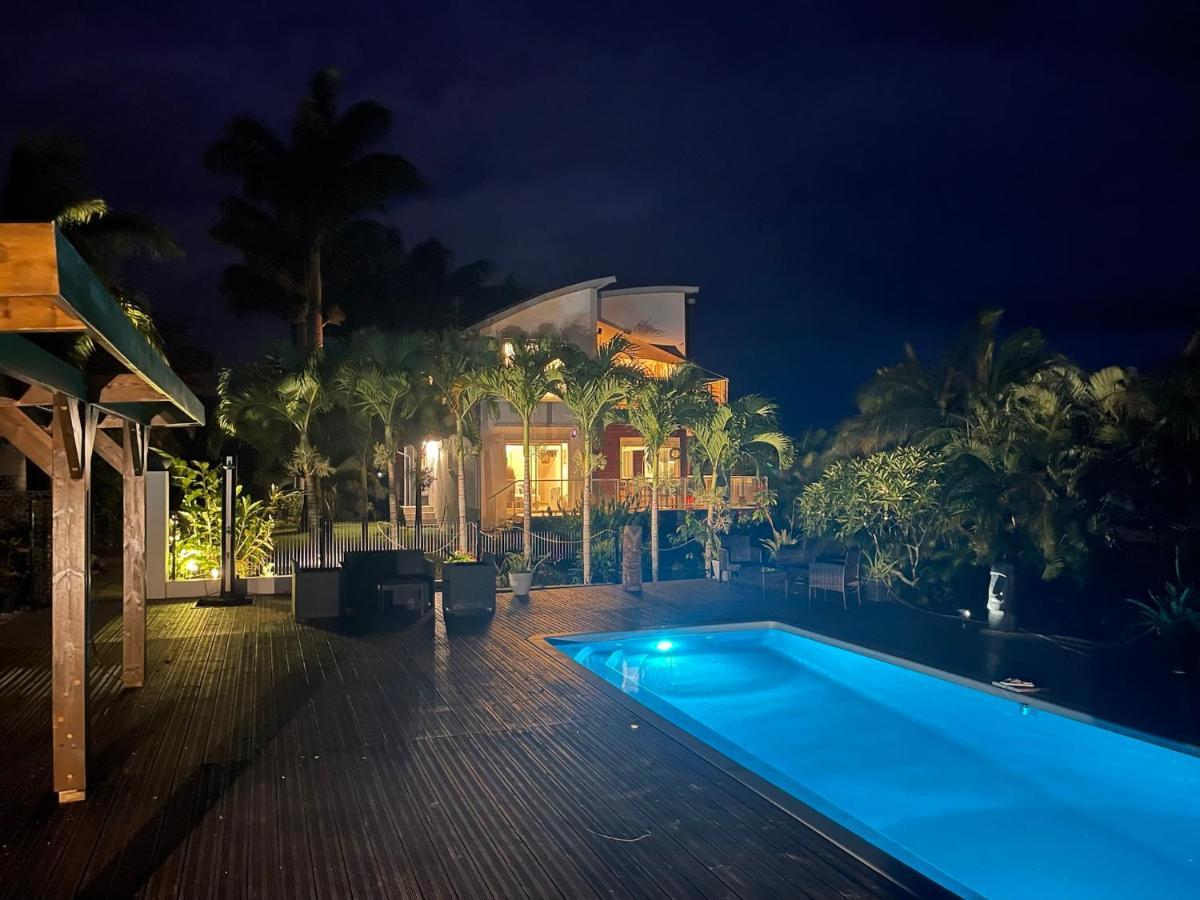 Grande Villa Au Calme - Vue Exceptionnelle - Climatisation - Piscine Sel Chauffee - Jardin Tropical Vincendo Zewnętrze zdjęcie